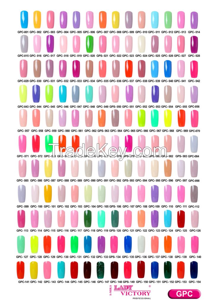 Lady Victory High Quality OEM 3 Step Soak Off Color Gel Polish GPC 7, 3 ml