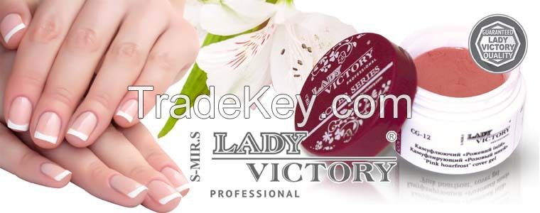 Lady Victory Soak Off UV/LED Camouflage Gel Pink Color UV Builder Gel CG