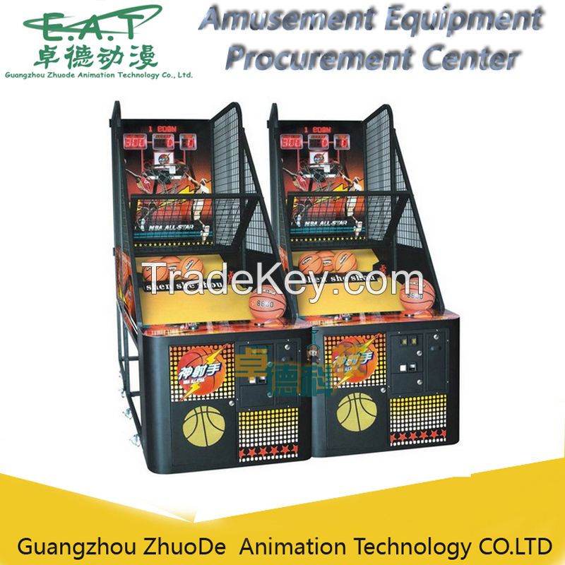 Street basketball game machine