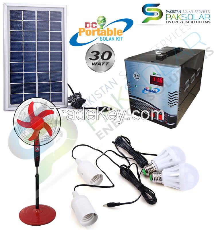 30W Portable DC Solar Home Systems