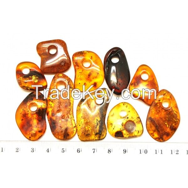 Baltic natural amber pendants