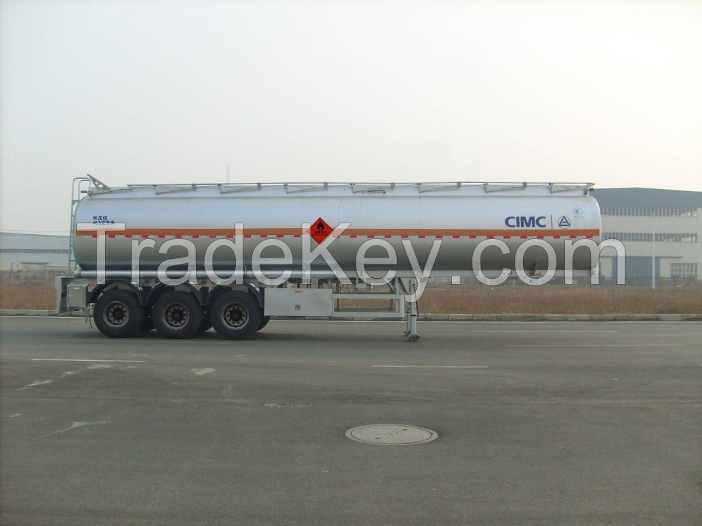 46.5m3 aluminum alloy tanker semi-trailer