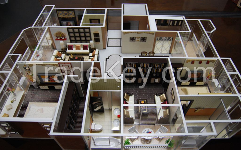 ho scale model for real estate/miniature architecure model/beautiful sales model 