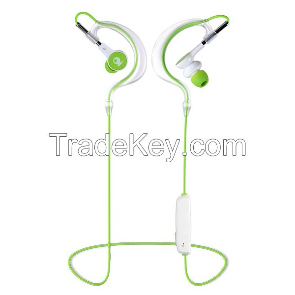 Sport Stereo Bluetooth Wireless Earphones, Hands-free, High Quality, Built-in Rechargeable Battery