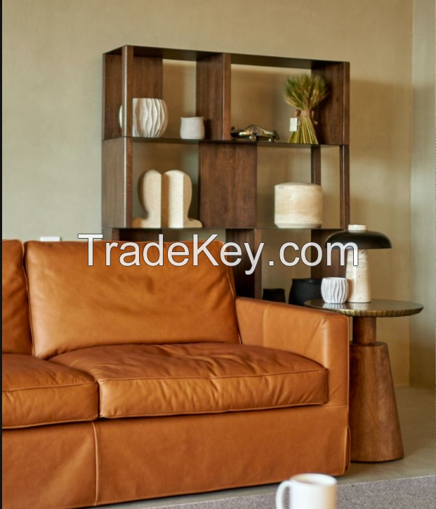 dark brown sofa