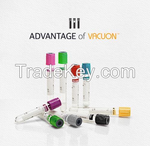 Evacuated Blood Collection Tube Vacuon