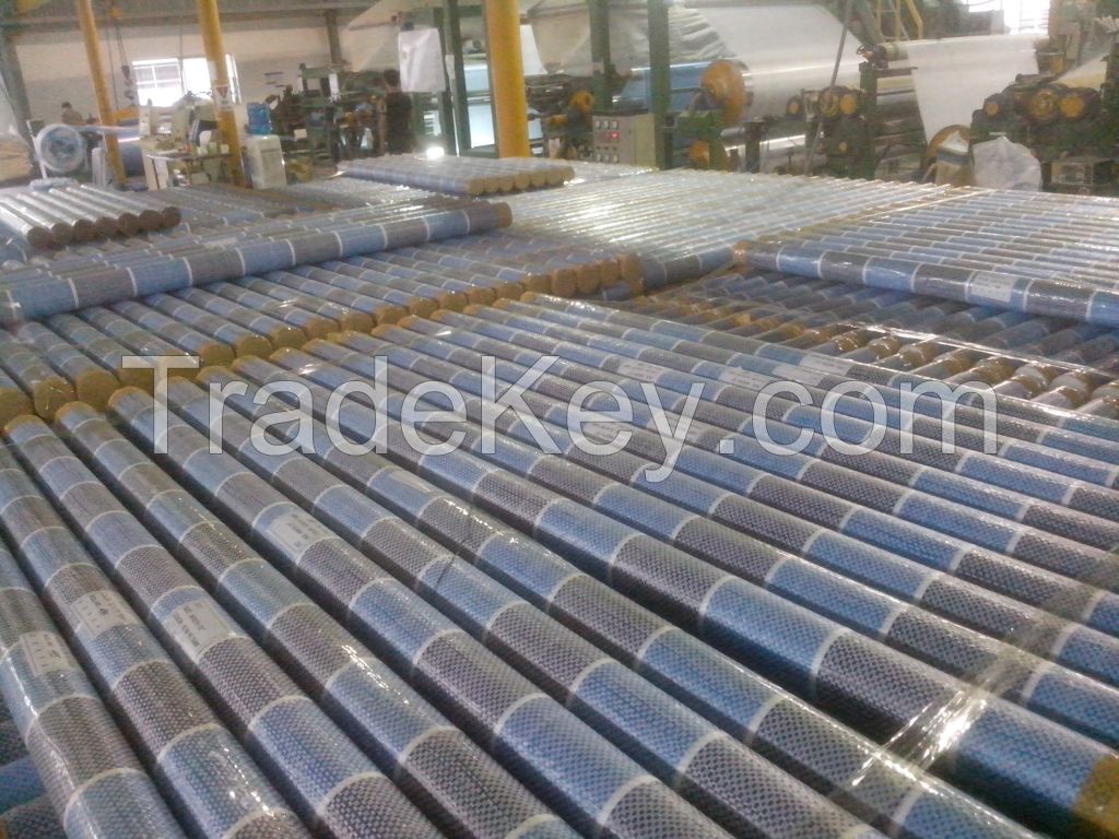 BLUE/ WHITE/ BLUE STRIPE ROLL TARP// KOREAN STANDARD