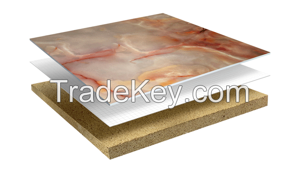 light weight natural stone composite foamed ceramic tile