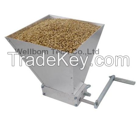 2 Rollers malt mill grain mill home brew mill barley crusher 