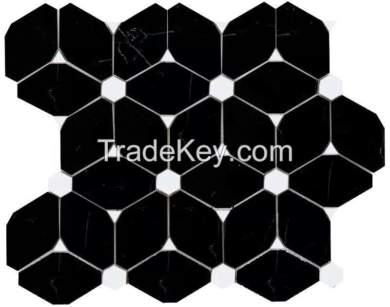 Black Marquina Mosaic