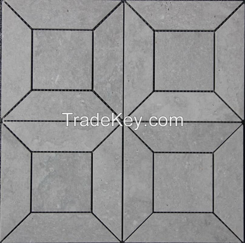 Grey Marble Mosaic For Building Materials