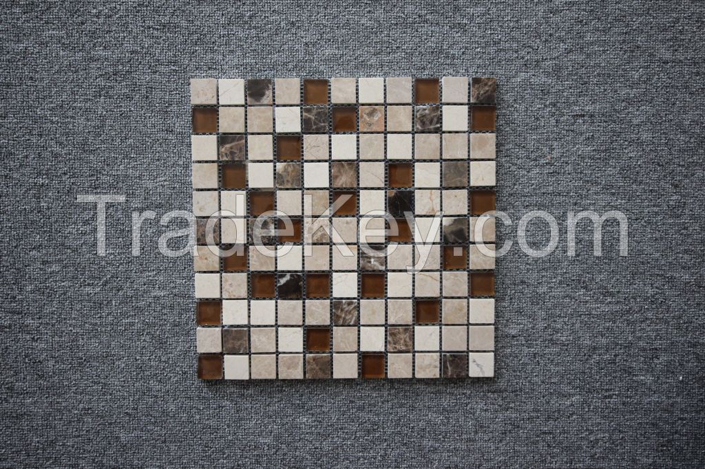 Glass Mix Marble Mosaic