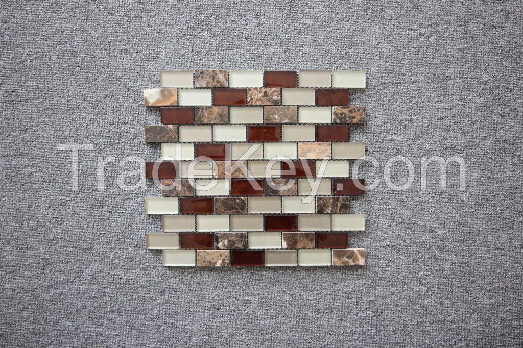 Glass Mix Marble Mosaic