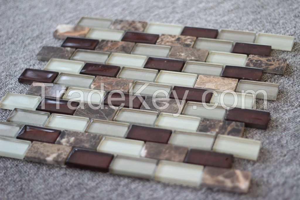 Glass Mix Marble Mosaic