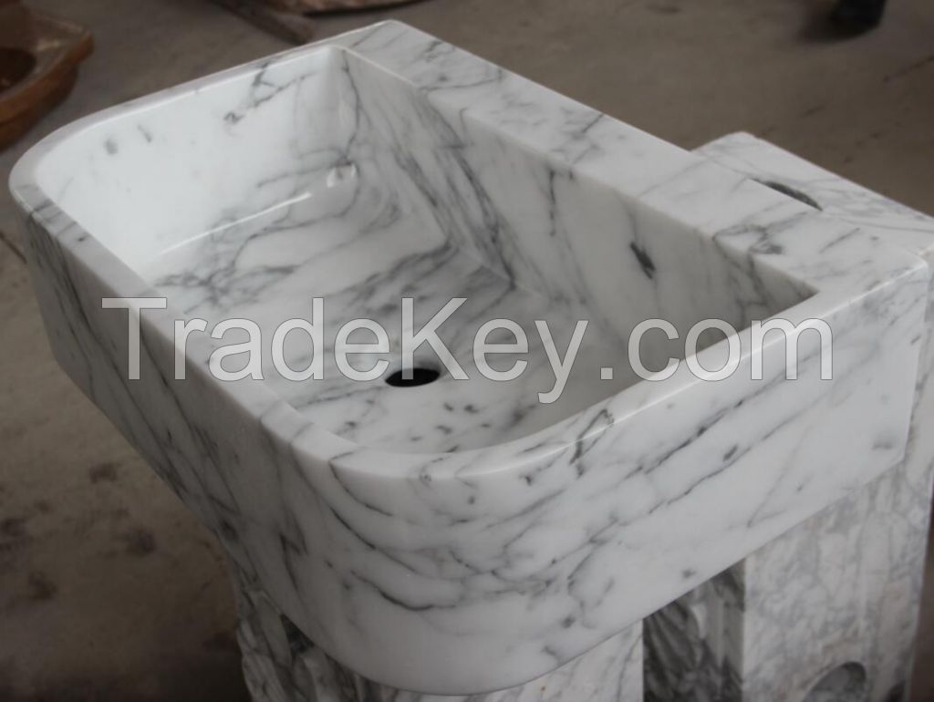 Wash Basin Marble (grey,carrara,white)