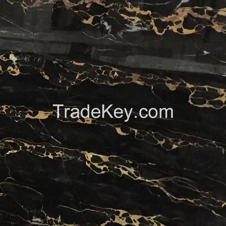 Italy Portoro Marble Slab for Building