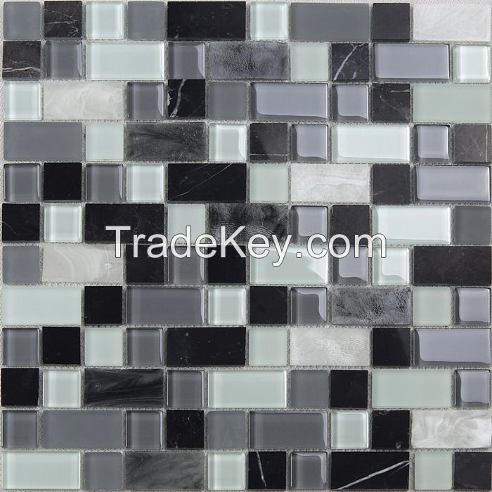 Stone Mix Glass Mosaic Special Design PFHYC04
