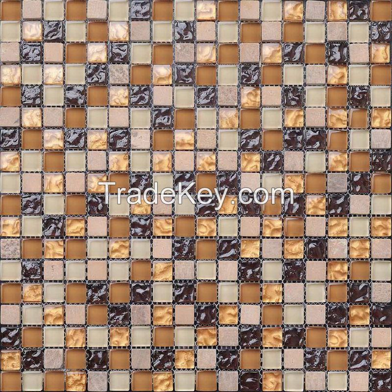 Stone Mix Glass Mosaic PFKS028