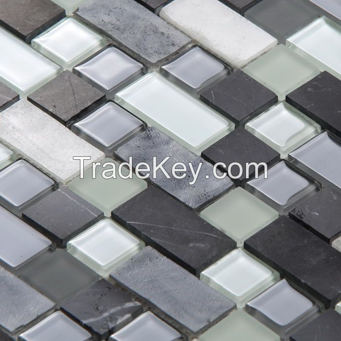 Stone Mix Glass Mosaic Special Design PFHYC04