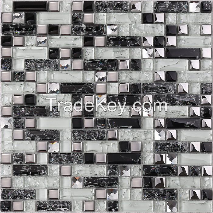 Metal Mix Glass Mosaic Special Design PFHY07