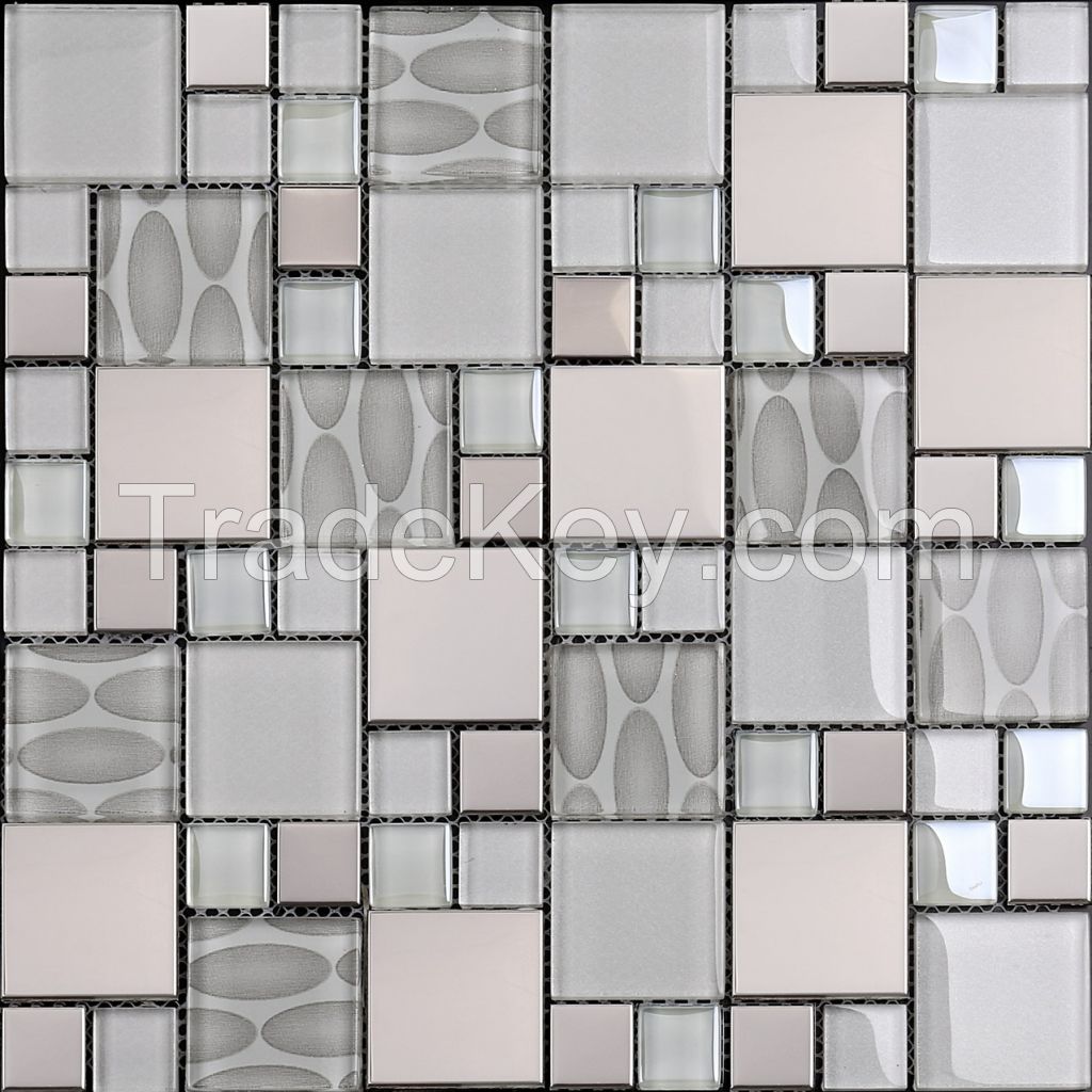 Gold Foil  mosaic,  metal tile , glass mosaic PFHK03