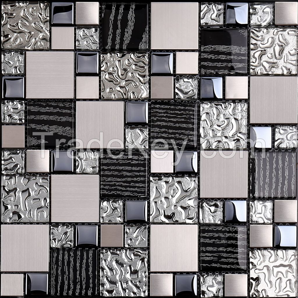 Gold Foil  mosaic,  metal tile , glass mosaic PFHK03