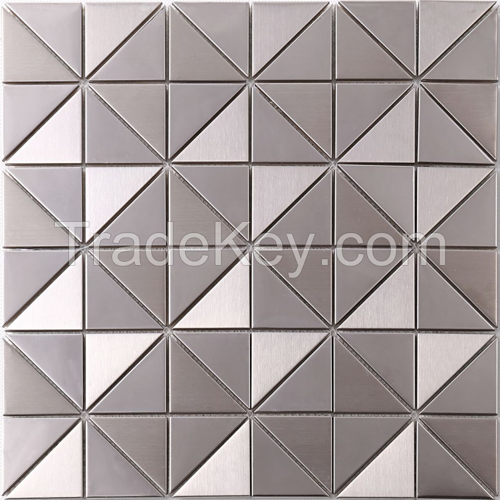 Metal glass 3D mosaic PFHXM14
