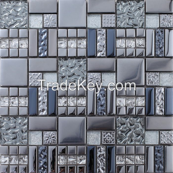 Metal Mix Glass Mosaic Special Design PFKS369