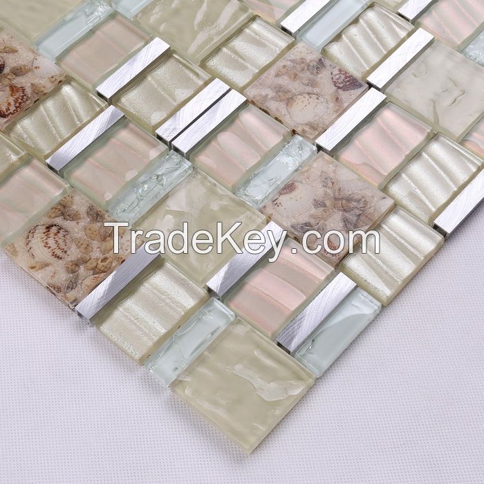 Metal Mix Glass Mosaic Special Design PFHD15