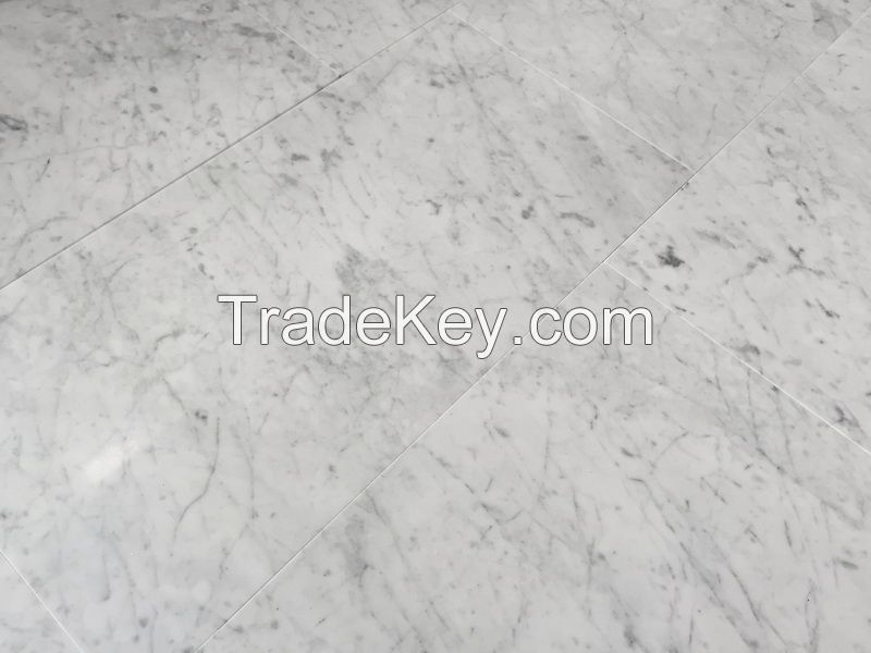 Italy Carrara white mable tile mosaic