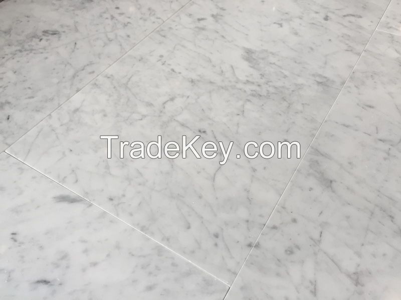 Italy Carrara white mable tile mosaic 