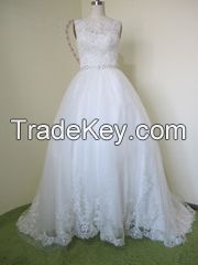 Glamorous Sweetheart Strapless Chapel Train Wedding Dress