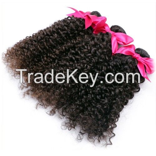 6A Virgin Naturally Curly Hair Extensions - Available in Brazilian, Indian, Peruvian, Malaysian and Cambodian 10-30 inches