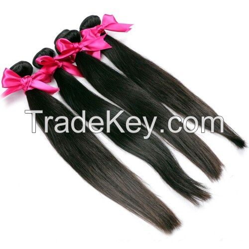 6A Virgin Straight Hair Extensions - Available in Brazilian, Indian, Peruvian, Malaysian and Cambodian 10-30 inches