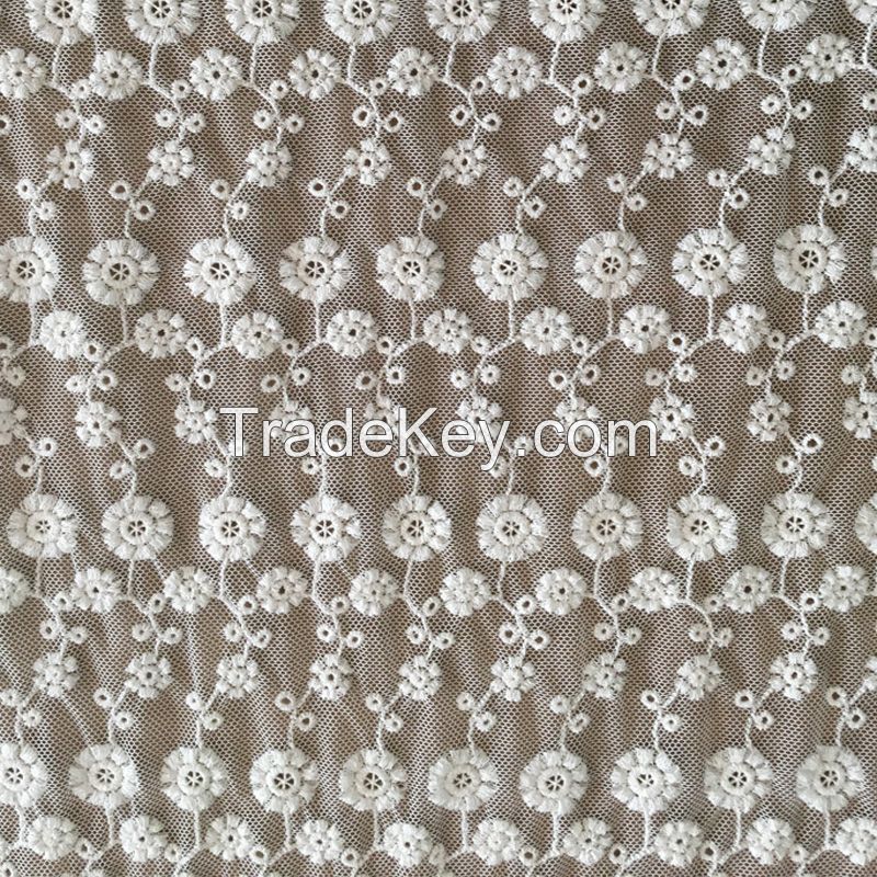 embroidery mesh fabric