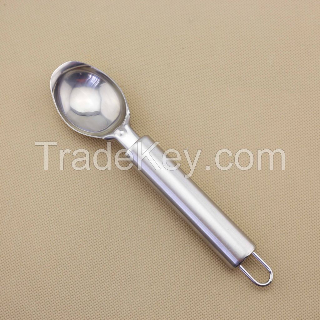 stainless steel kitchen tools ice cream spoon