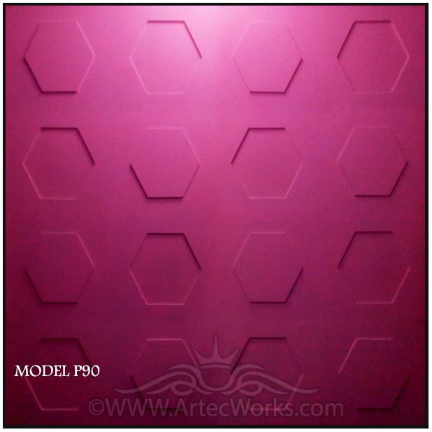 3d mdf wall panel P90 from Artec