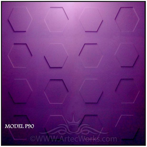 3d mdf wall panel P90 from Artec