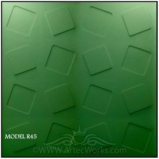 3d MDF wall panel R45 from Artec