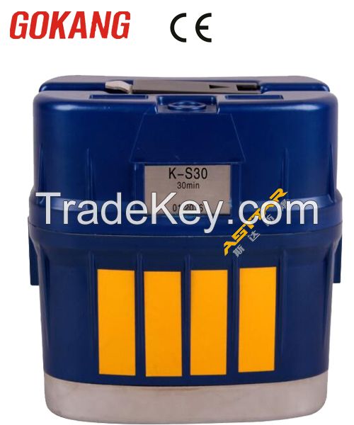 CE approved self rescuers, mining self rescuer, miner self rescuer K-S30