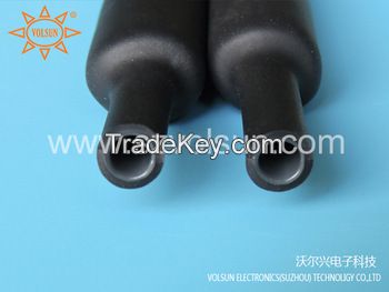 Black Flame Retardant Adhesive Heat Shrink Tubing