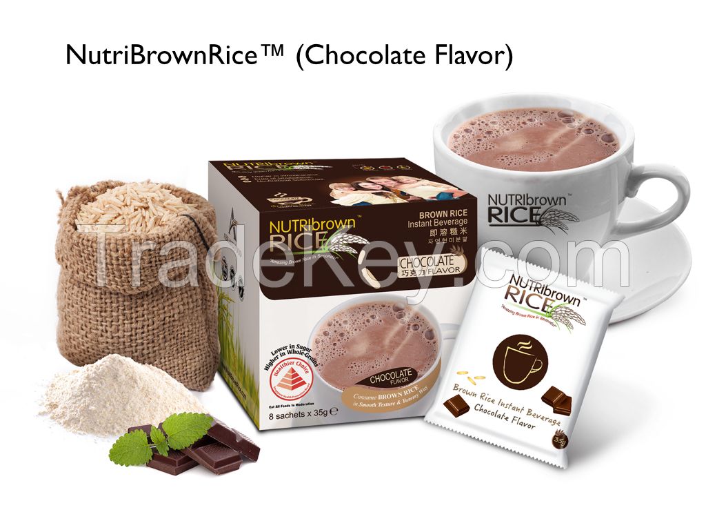 NutriBrownRice Brown Rice Instant Beverage (Chocolate Flavor)