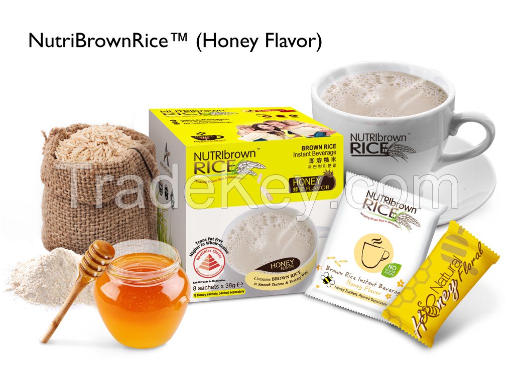 NutriBrownRice Brown Rice Instant Beverage (Honey Flavor)