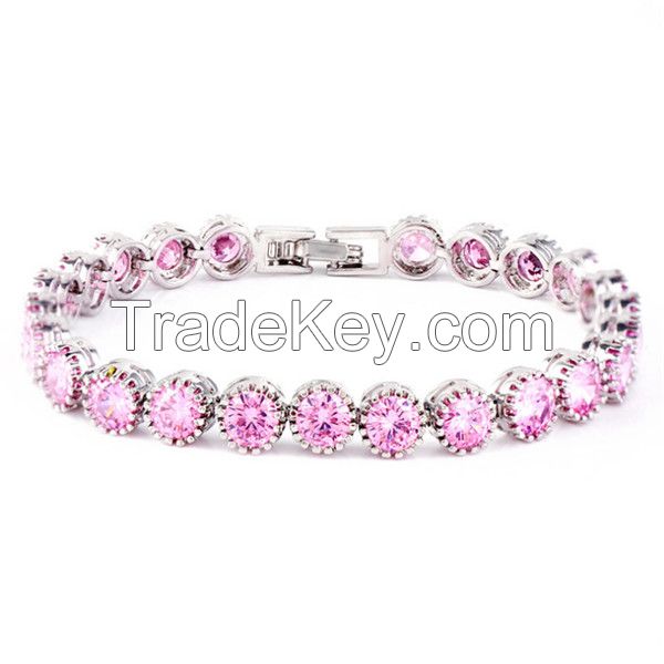 Korean Fashion Crystal Beaded Bracelet For Ladies