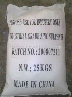 zinc sulphate heptahydrate