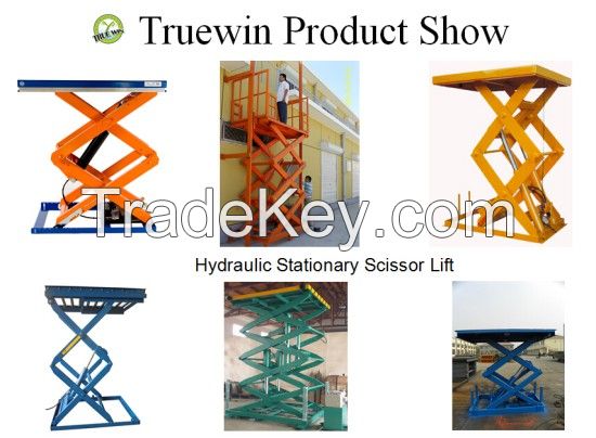 Stationary scissor lift