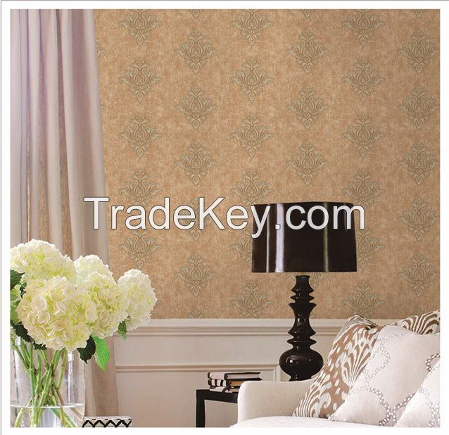 New fashion PVC deep embossed wallpaper