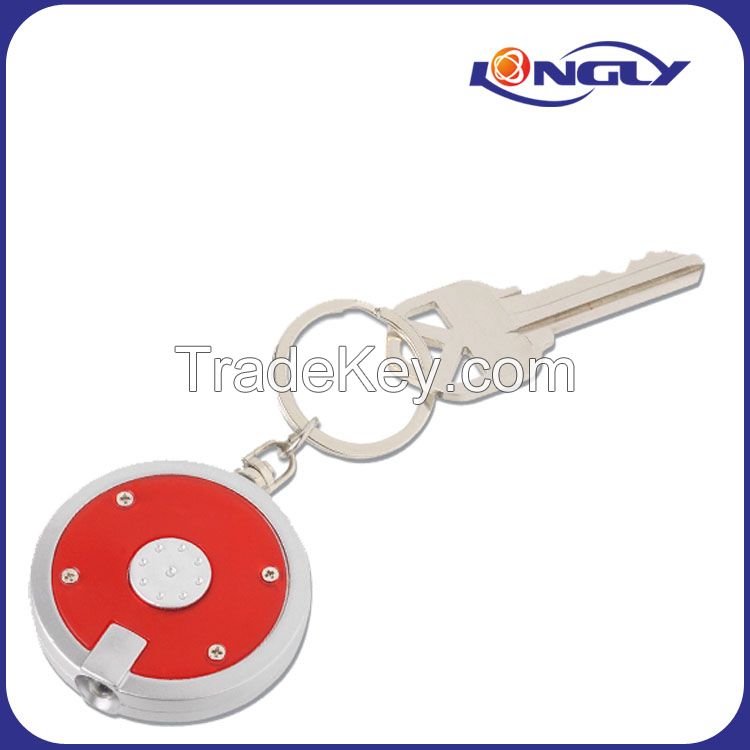 Disc LED Keychain, Round LED Key Light