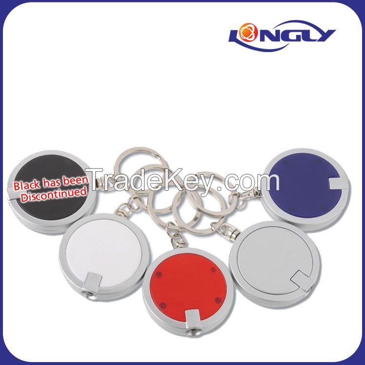 Disc LED Keychain, Round LED Key Light