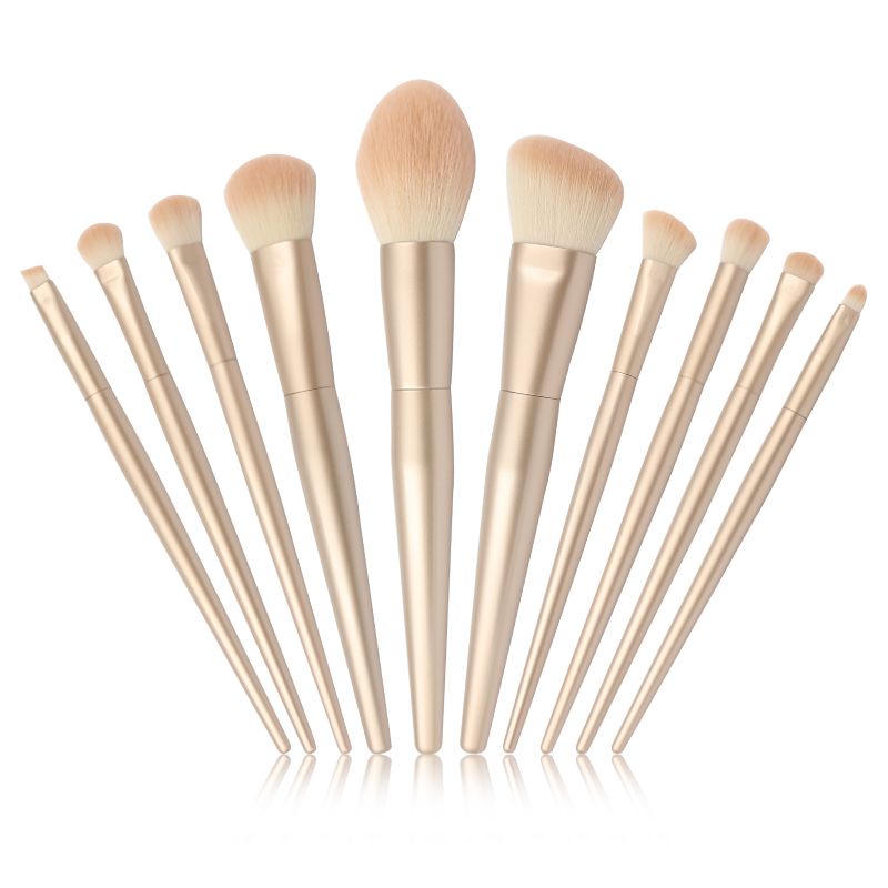 Manufacturer 10 rose gold makeup brush sets